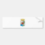 Escudo de armas CW de Curaçao Pegatina De Parachoque
