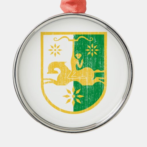Escudo de armas de Abjasia Ornaments Para Arbol De Navidad