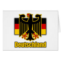 Escudo de armas de Alemania Felicitación