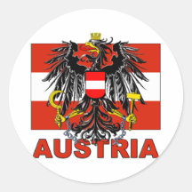 Escudo de armas de Austria Etiqueta