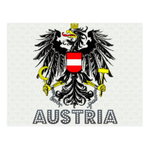 Escudo de armas de Austria Tarjetas Postales