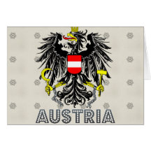 Escudo de armas de Austria Tarjeton