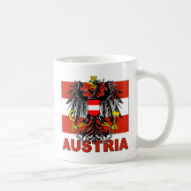Escudo de armas de Austria Tazas De Café
