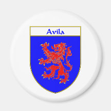 Escudo de armas de Ávila/escudo de la familia Imán De Nevera