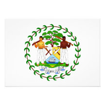 Escudo de armas de Belice Comunicados Personalizados