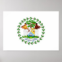 Escudo de armas de Belice Impresiones