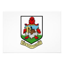 Escudo de armas de Bermudas Invitacion Personalizada
