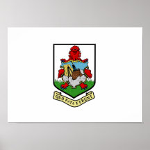 Escudo de armas de Bermudas Posters