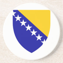 Escudo de armas de Bosnia y Herzegovina Posavasos Manualidades
