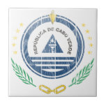 Escudo de armas de Cabo Verde Azulejo Ceramica