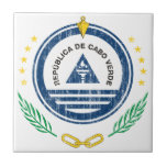 Escudo de armas de Cabo Verde Teja Cerámica