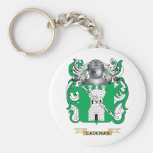Escudo de armas de Cadenas (escudo de la familia) Llaveros Personalizados