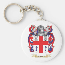 Escudo de armas de Calle (escudo de la familia) Llaveros Personalizados