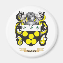 Escudo de armas de Cardo (escudo de la familia) Iman De Nevera