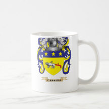 Escudo de armas de Carrera (escudo de la familia) Taza De Café