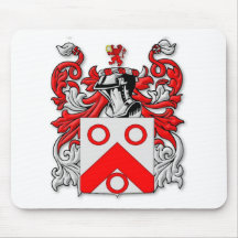 Escudo de armas de Cherie Tapetes De Ratón