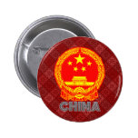 Escudo de armas de China Pins