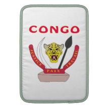 Escudo de armas de Congo Funda MacBook