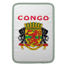Escudo de armas de Congo Funda Para Macbook Air