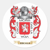 Escudo de armas de Escala Etiqueta