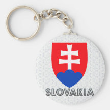Escudo de armas de Eslovaquia Llaveros