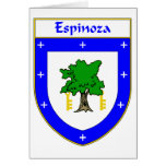 Escudo de armas de Espinoza/escudo de la familia Tarjeta