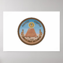 Escudo de armas de Estados Unidos Posters