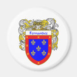 Escudo de armas de Fernández (cubierto) Imanes