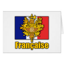 Escudo de armas de Francia Felicitacion