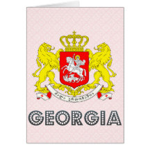 Escudo de armas de Georgia Felicitaciones