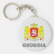 Escudo de armas de Georgia Llaveros