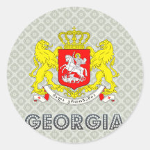 Escudo de armas de Georgia Pegatina