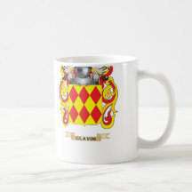 Escudo de armas de Glavin (escudo de la familia) Taza De Café