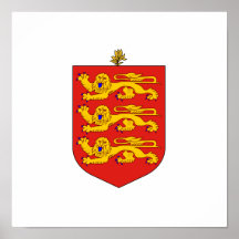 Escudo de armas de Guernesey Posters