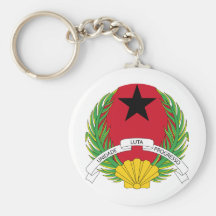 Escudo de armas de Guinea-Bissau Llaveros