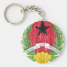 Escudo de armas de Guinea-Bissau Llaveros