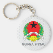 Escudo de armas de Guinea-Bissau Llaveros