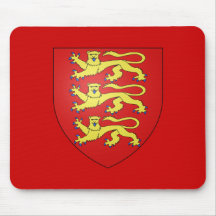 ESCUDO DE ARMAS DE INGLATERRA ALFOMBRILLAS DE RATONES