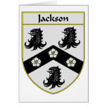 Escudo de armas de Jackson/escudo de la familia Tarjeton