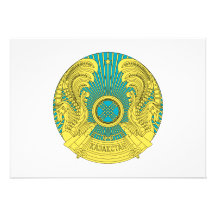 Escudo de armas de Kazajistán Invitacion Personalizada