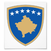 Escudo de armas de Kosovo Fotografía