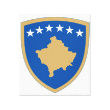 Escudo de armas de Kosovo Impresión En Lona