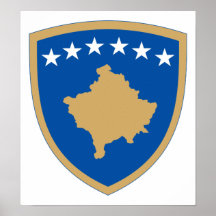Escudo de armas de Kosovo Impresiones