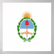 Escudo de armas de la Argentina Poster