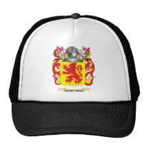 Escudo de armas de la cortina gorras