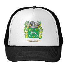 Escudo de armas de la cortina gorros  