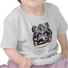 Escudo de armas de la criada (escudo de la familia camisetas