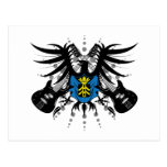 Escudo de armas de la roca postales