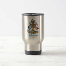 Escudo de armas de las Bahamas Tazas De Café