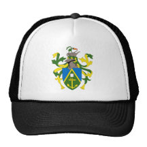 Escudo de armas de las islas de Pitcairn Gorras De Camionero